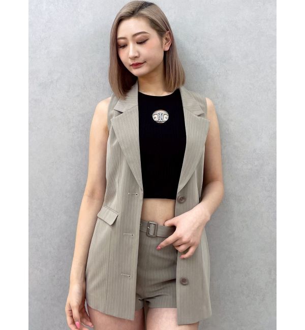 GYDA「ベルト付きハイウエストショートパンツ【SETUP着用可】」|その他|