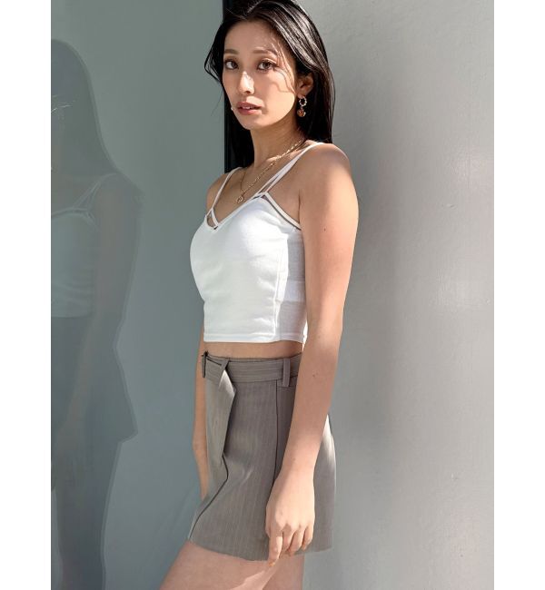 GYDA「ベルト付きハイウエストショートパンツ【SETUP着用可】」|その他|