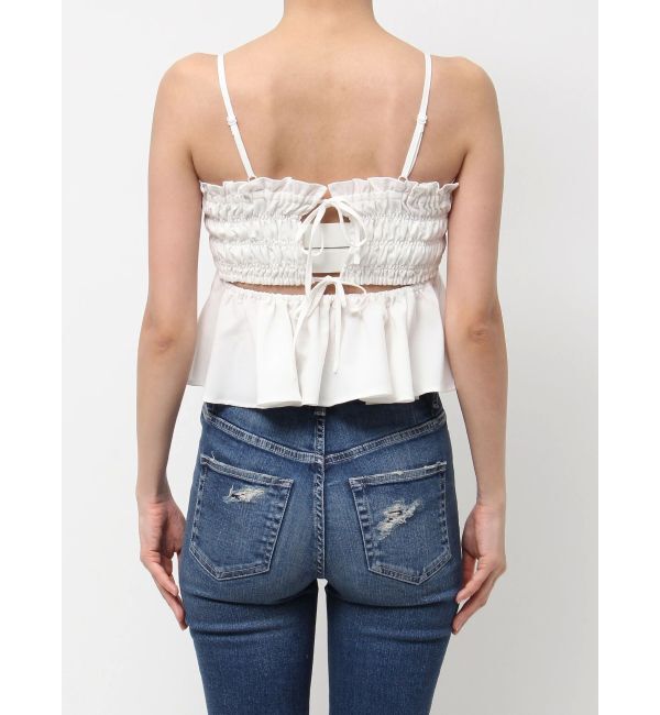 GYDA「バックリボンペプラムブラウス」|シャツ・ブラウス|