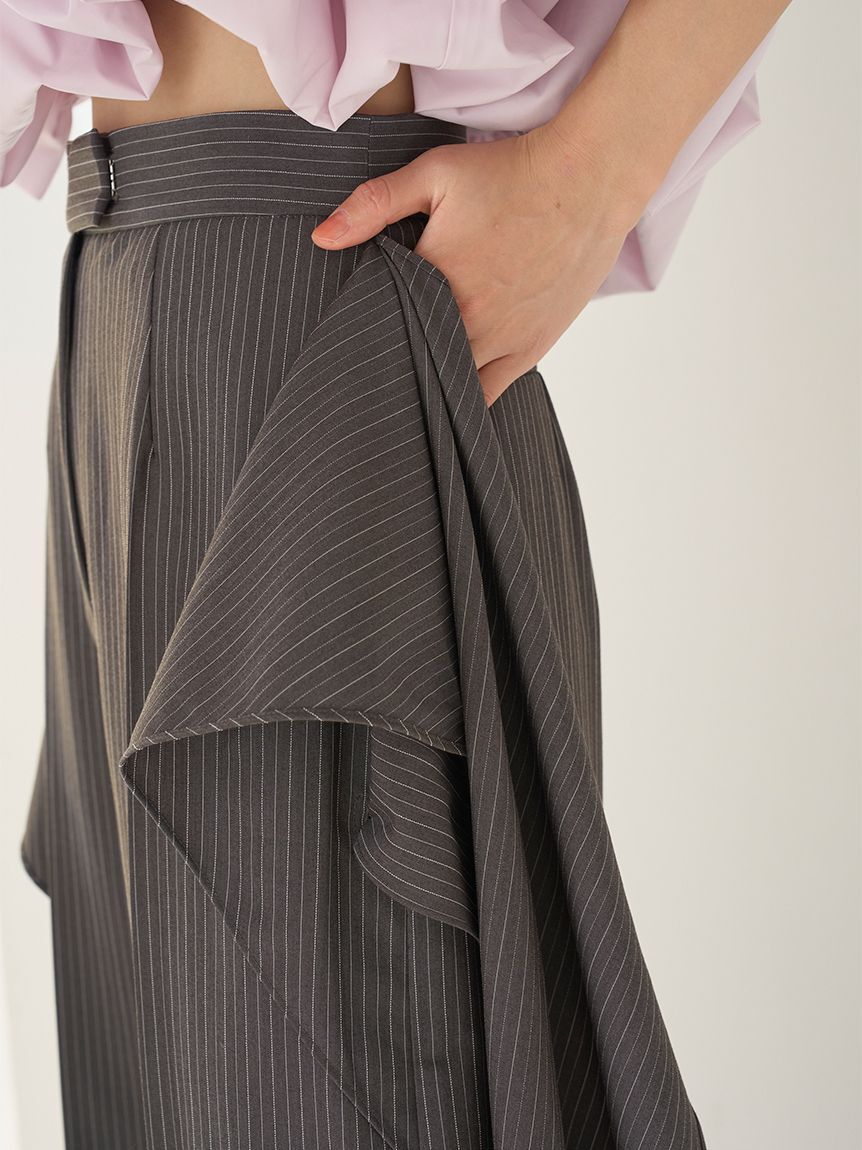 SNIDEL「リボン2wayデザインパンツ」|チノ|