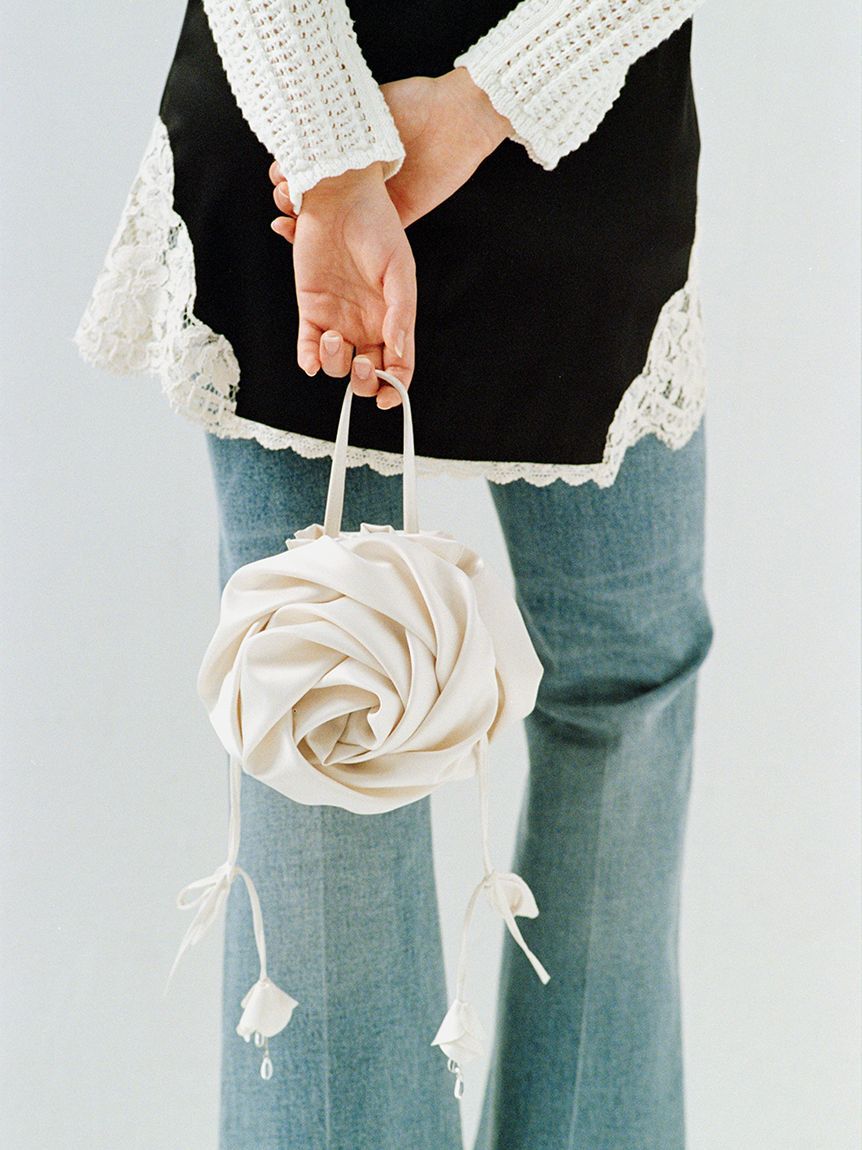 LILY BROWN「【WEB限定00サイズ】ストレッチセミフレアデニムパンツ」|デニム|