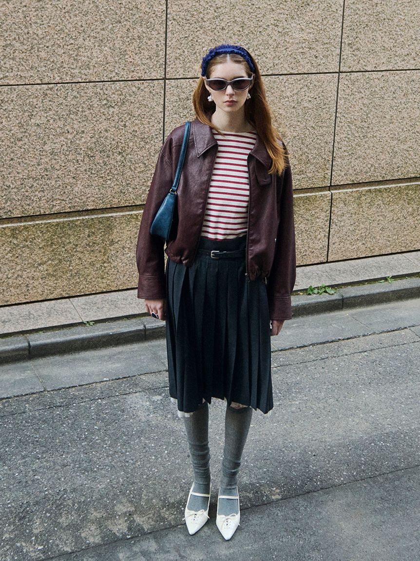 LILY BROWN「レースアップスリングバッグパンプス」|パンプス|