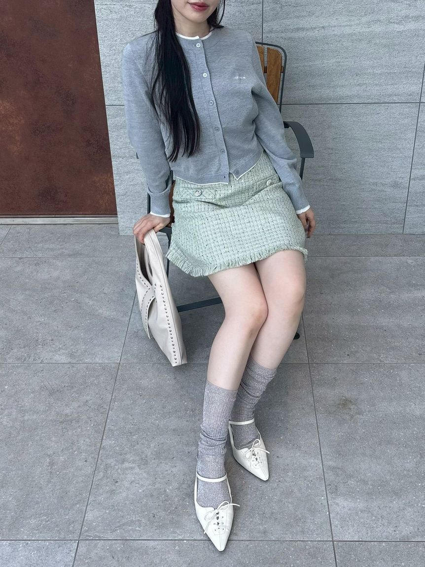 LILY BROWN「レースアップスリングバッグパンプス」|パンプス|