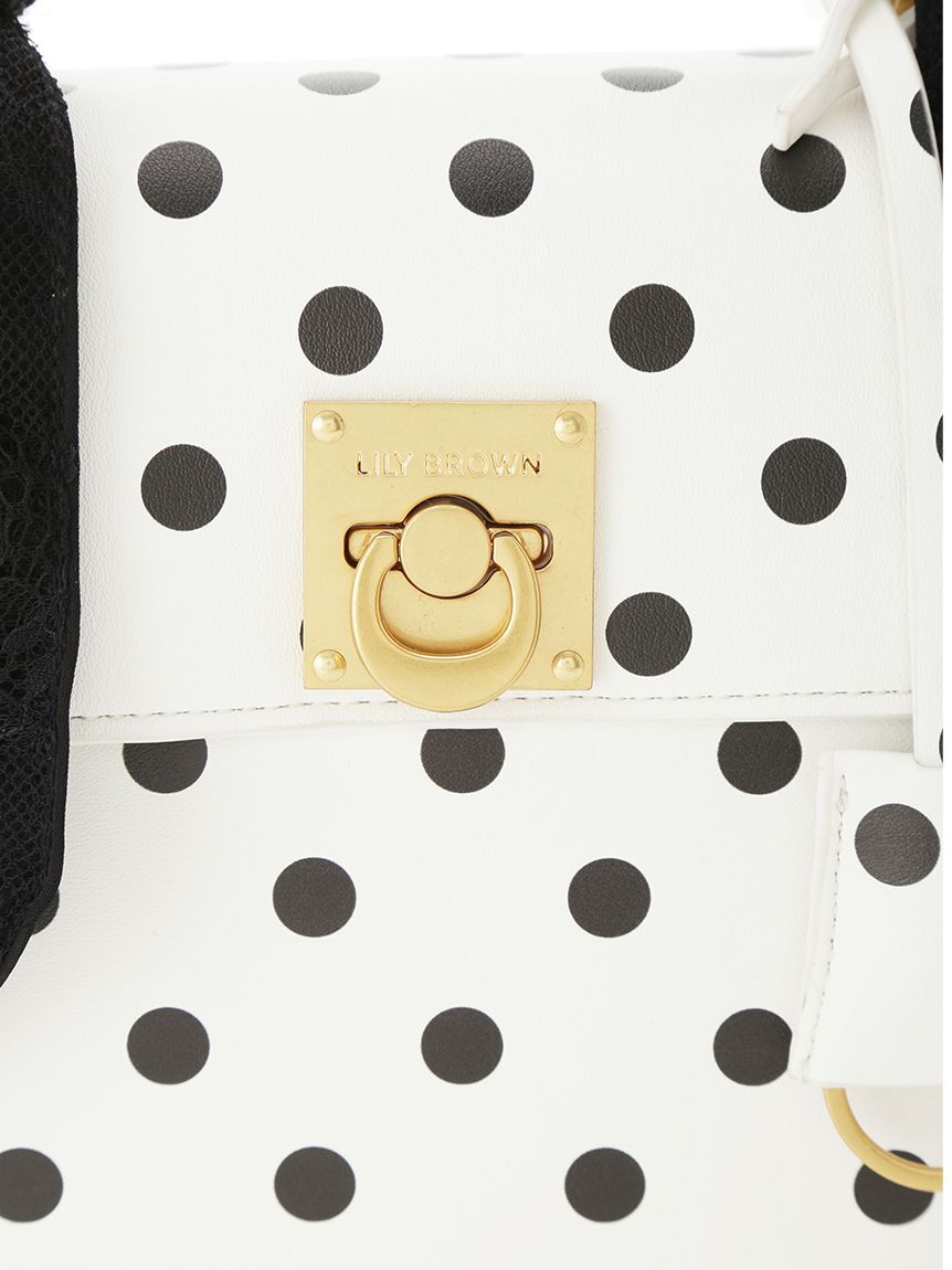 LILY BROWN「レーススカーフ付きハンドバッグ」|ハンドバッグ|