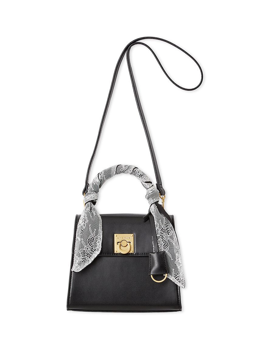 LILY BROWN「レーススカーフ付きハンドバッグ」|ハンドバッグ|