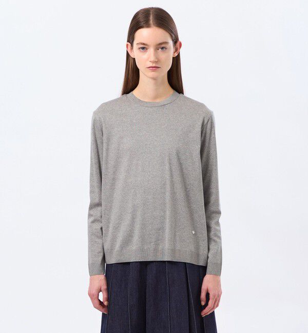 MACKINTOSH PHILOSOPHY「シルキーコットンニットプルオーバー」|ニット・セーター|