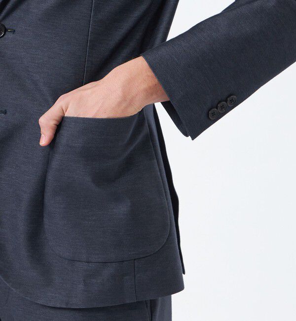 MACKINTOSH PHILOSOPHY「【WEB&一部店舗限定】テーラードジャージー ジャケット スーピマデニムライクジャージー」|テーラードジャケット|