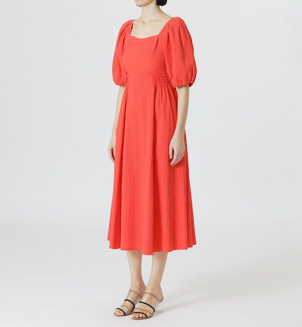  「【手洗い可】バルーンスリーブワンピース」|ワンピース|