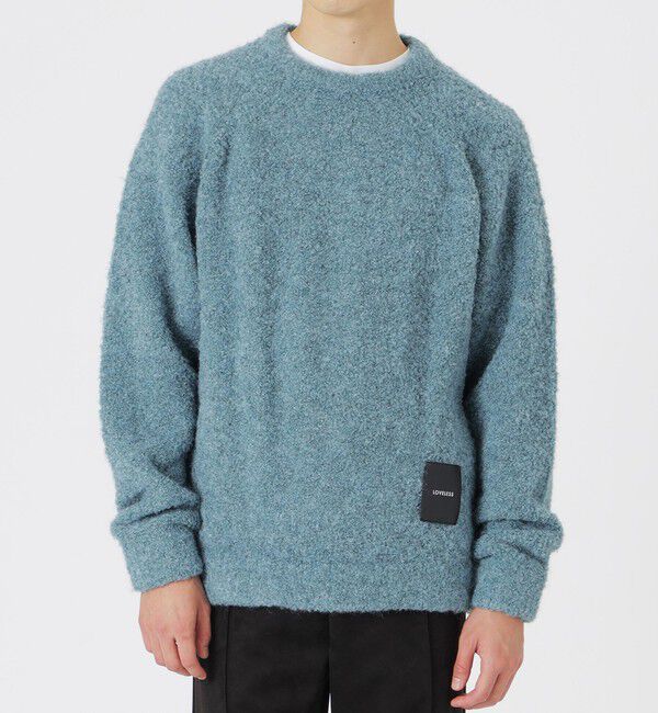  「【UNISEX】ブークレカラーニットプルオーバー」|ニット・セーター|