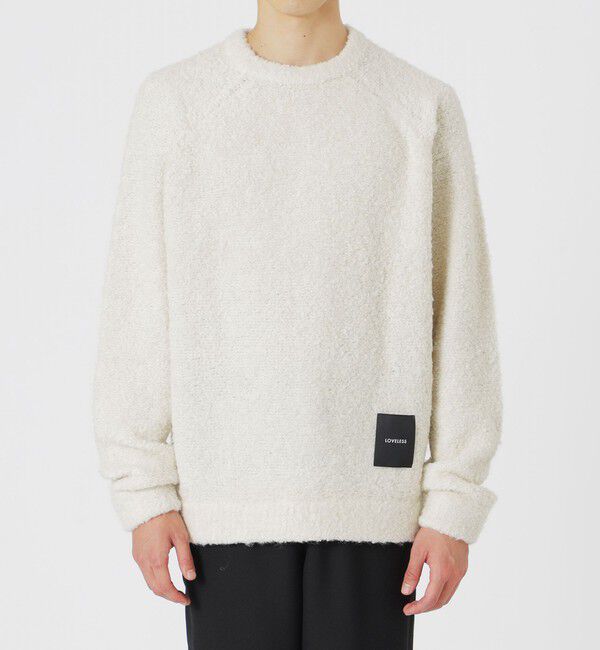  「【UNISEX】ブークレカラーニットプルオーバー」|ニット・セーター|