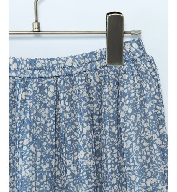 ikka kids「【キッズ】花柄シフォン消しプリーツスカート（100~160cm）」|スカート|