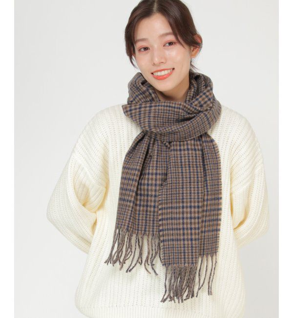 ikka「ウール混マフラー」|マフラー|