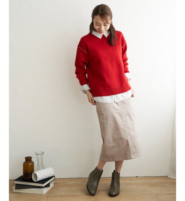 ikka「コーデュロイスカート」|スカート|