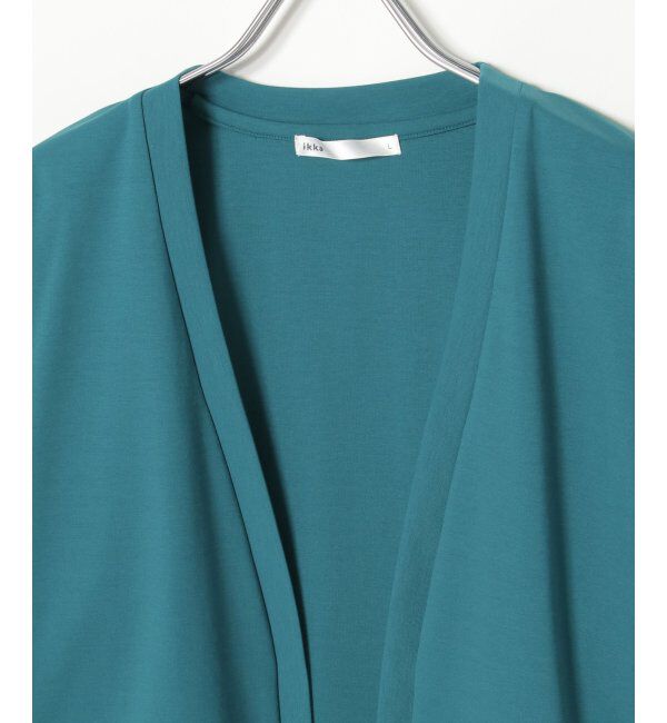 ikka「【接触冷感／抗菌防臭】GOKU楽 セイケツ8分カーディガン」|カーディガン|