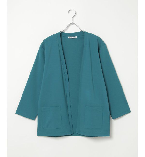 ikka「【接触冷感／抗菌防臭】GOKU楽 セイケツ8分カーディガン」|カーディガン|