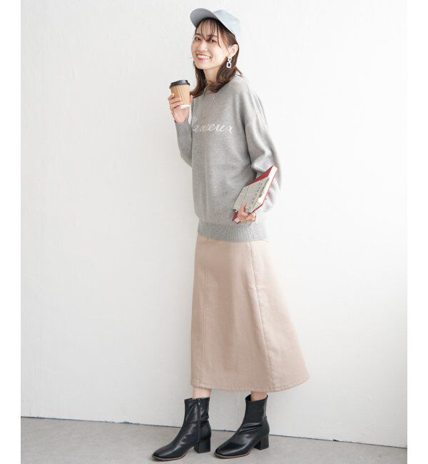 ikka「ジャガードロゴニットプルオーバー」|プルオーバー|