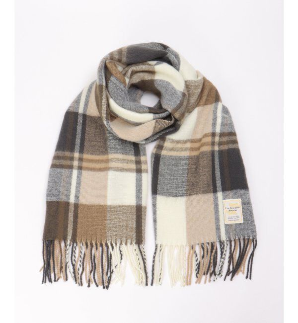 ikka「ウォッシャブルマルチチェックマフラー」|マフラー|