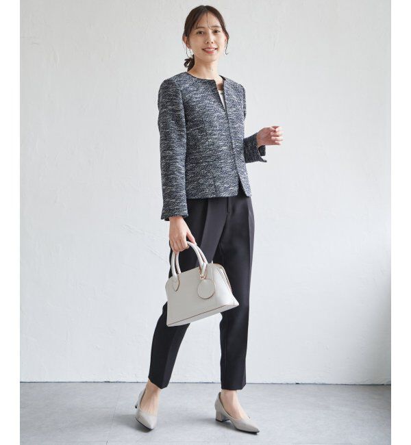 ikka「合皮2WAYボストンミラー付きトートバッグ」|その他|