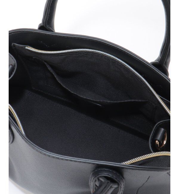 ikka「合皮2WAYボストンミラー付きトートバッグ」|その他|