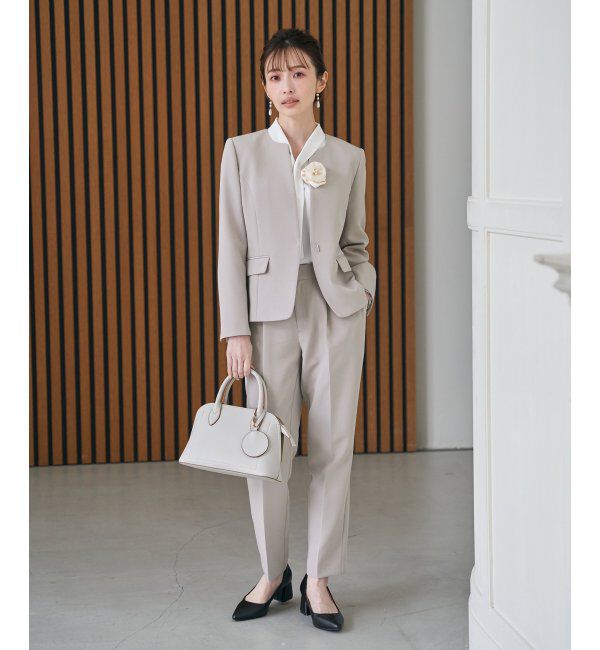 ikka「合皮2WAYボストンミラー付きトートバッグ」|その他|