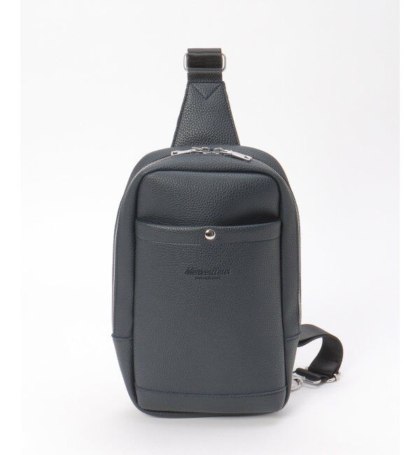 ikka「シュリンクボディバッグ」|その他|ネイビーブルー