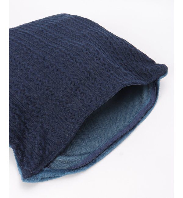 Lbc with Life「ニットケーブルクッションカバー」|クッション・クッションカバー|