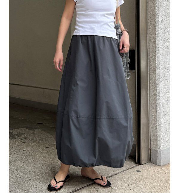 Lbc with Life「撥水バルーンドロストスカート」|スカート|