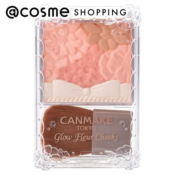 キャンメイク「グロウフルールチークス」|チーク|ﾌｪｱﾘｰｵﾚﾝｼﾞﾌﾙｰﾙ
