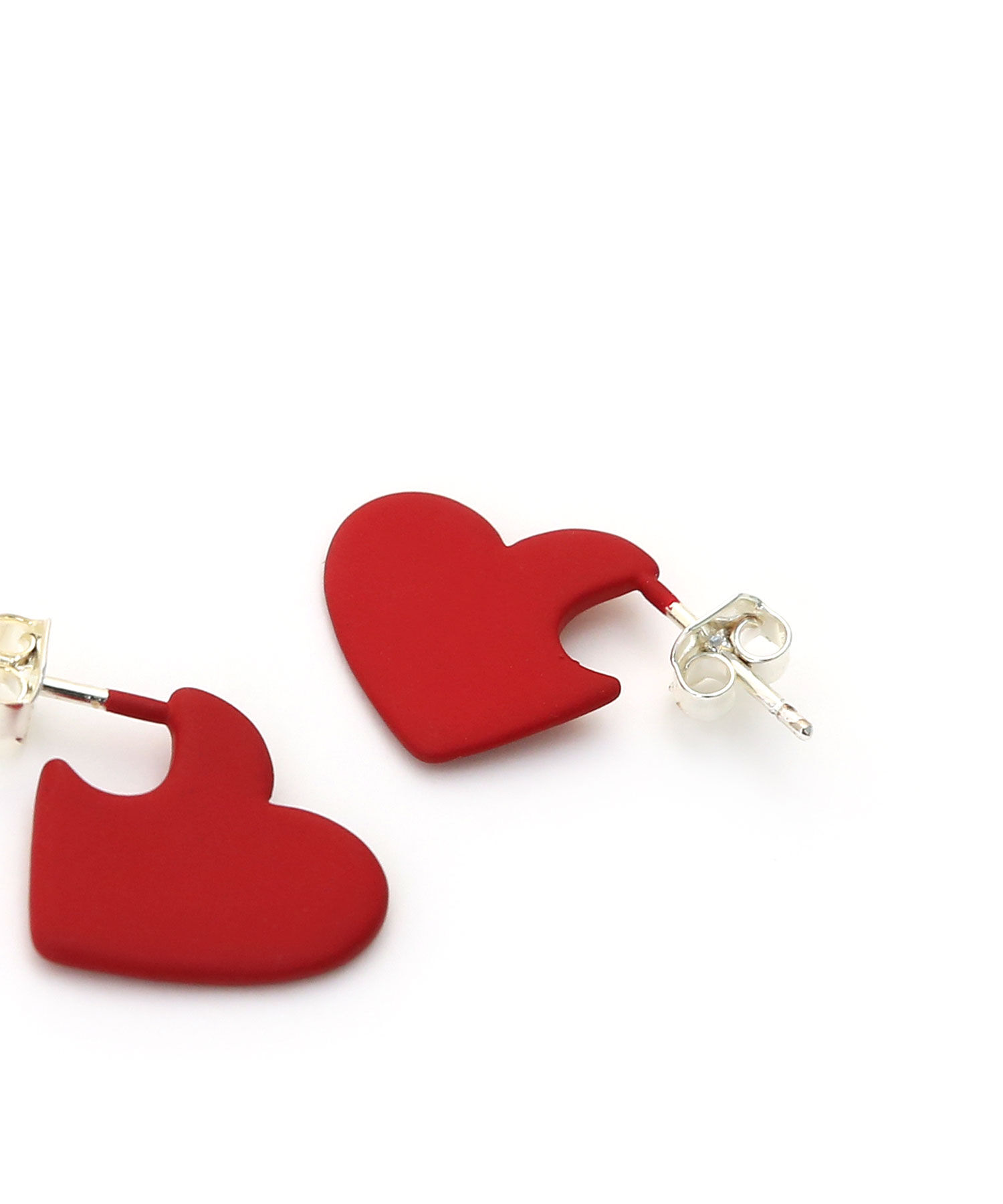  「ハートプレートピアス」|ピアス|