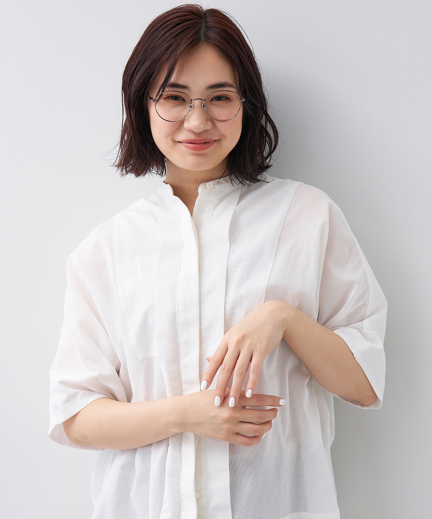  「ボストン型 メタルフレーム メガネ ｜伊達メガネ｜ CLASSIC ゾフ レンズ交換券付き」|メガネ|