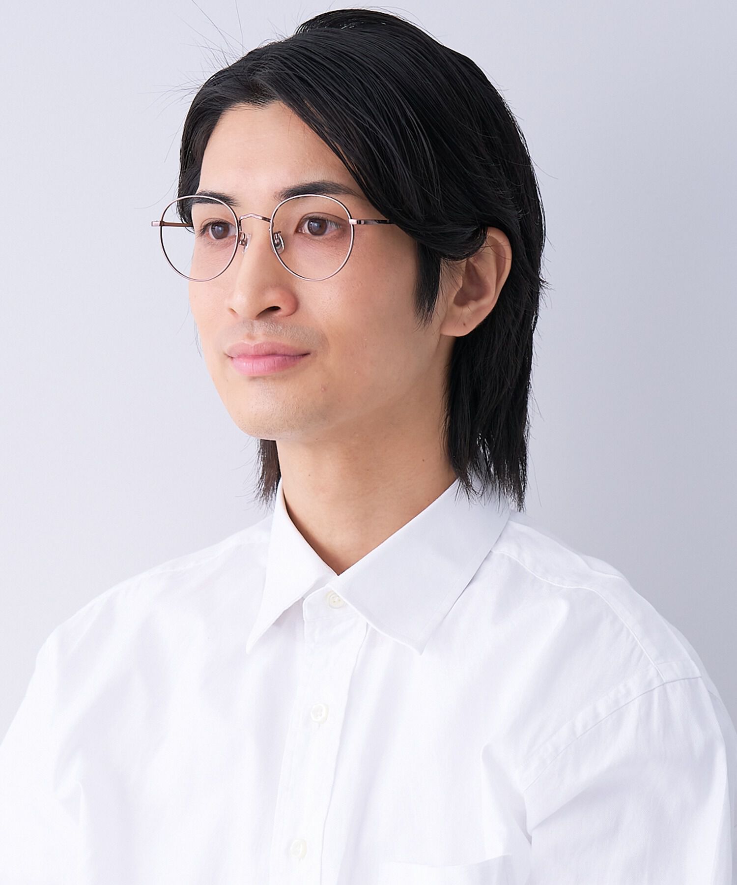  「ボストン型 メタルフレーム メガネ ｜伊達メガネ｜ CLASSIC ゾフ レンズ交換券付き」|メガネ|