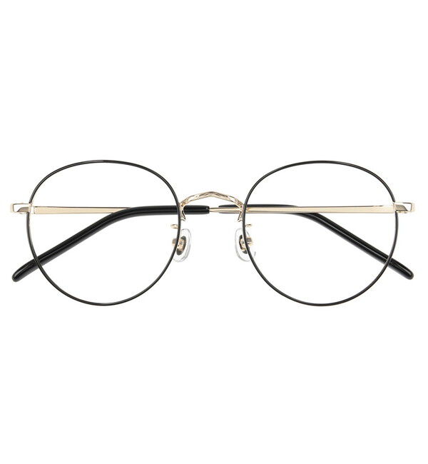  「ボストン型 メタルフレーム メガネ ｜伊達メガネ｜ CLASSIC ゾフ レンズ交換券付き」|メガネ|