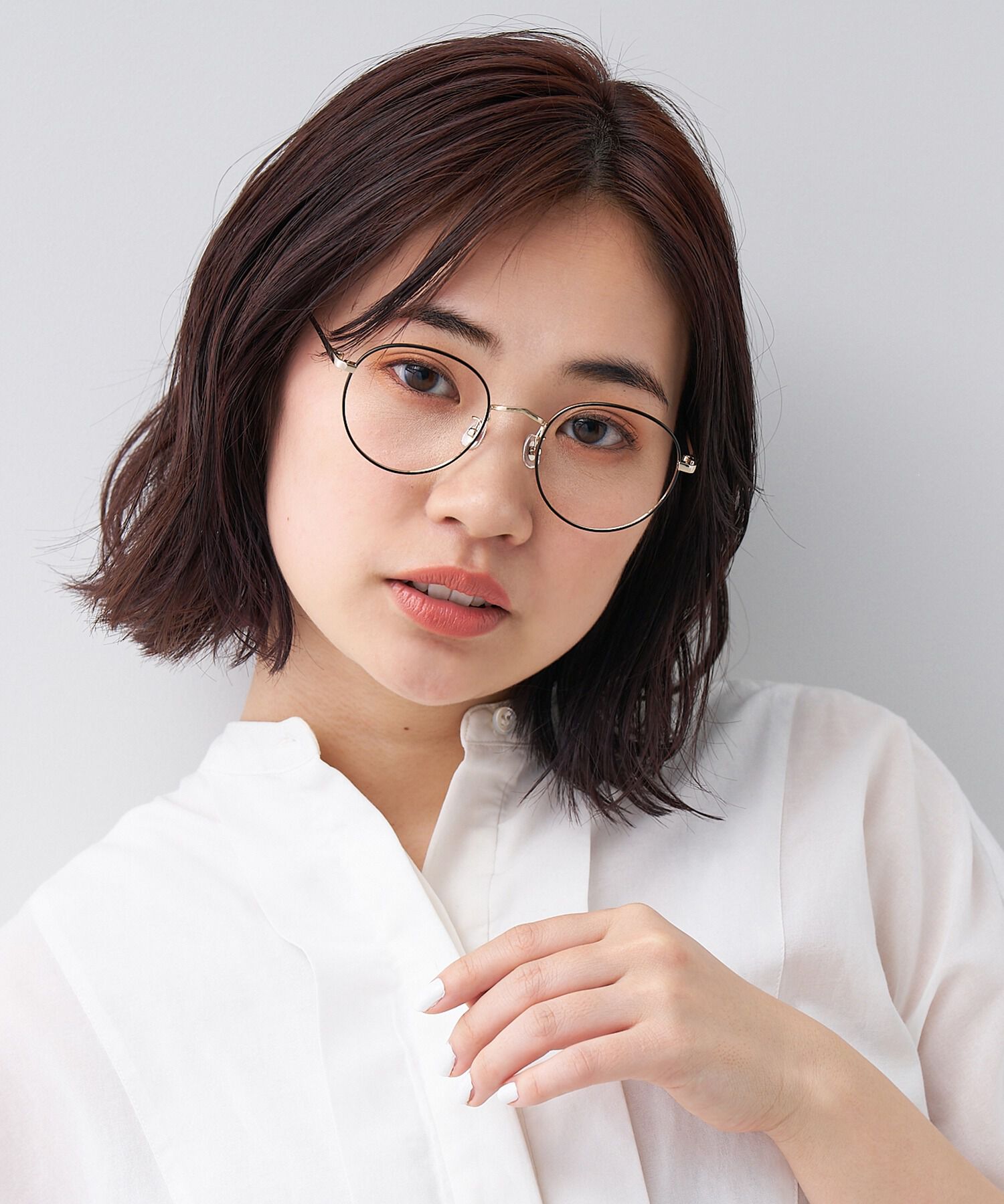  「ボストン型 メタルフレーム メガネ ｜伊達メガネ｜ CLASSIC ゾフ レンズ交換券付き」|メガネ|