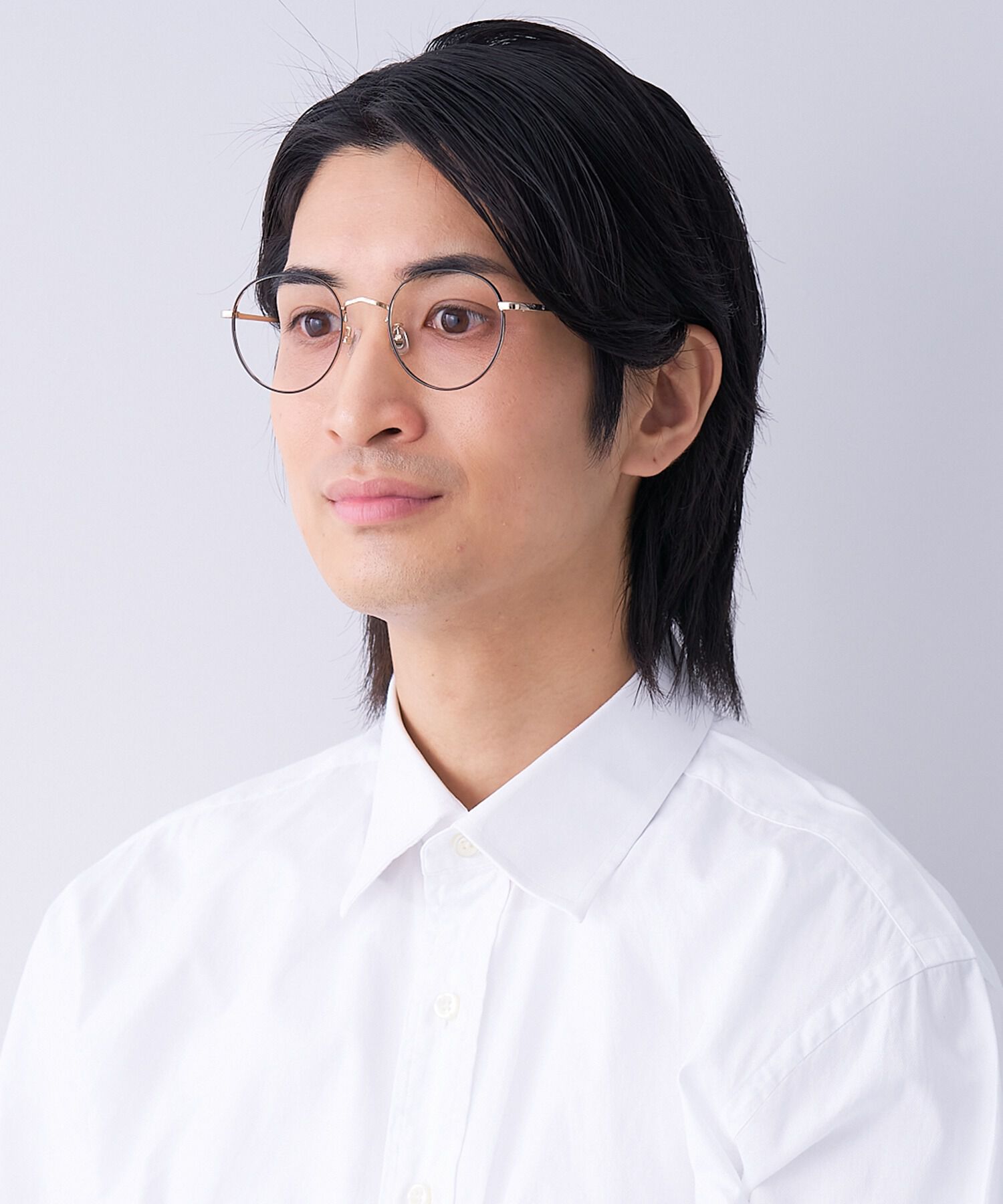  「ボストン型 メタルフレーム メガネ ｜伊達メガネ｜ CLASSIC ゾフ レンズ交換券付き」|メガネ|