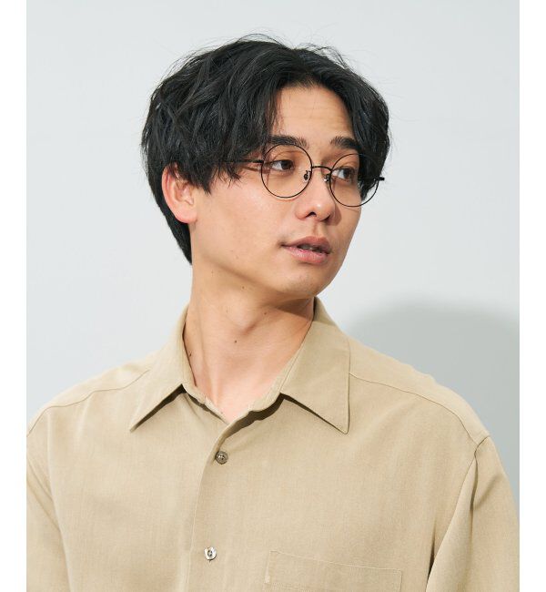  「ラウンド型 メガネ | 丸型メガネ チタン 軽量 メタルフレーム レディース 大人可愛い レンズ交換券付」|メガネ|