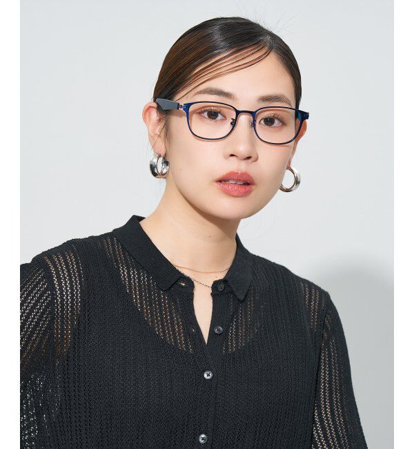  「ボストン型 メガネ | レザー調 ラバーテンプル 眼鏡 伊達メガネ 度付き CLASSIC レンズ交換券付」|メガネ|