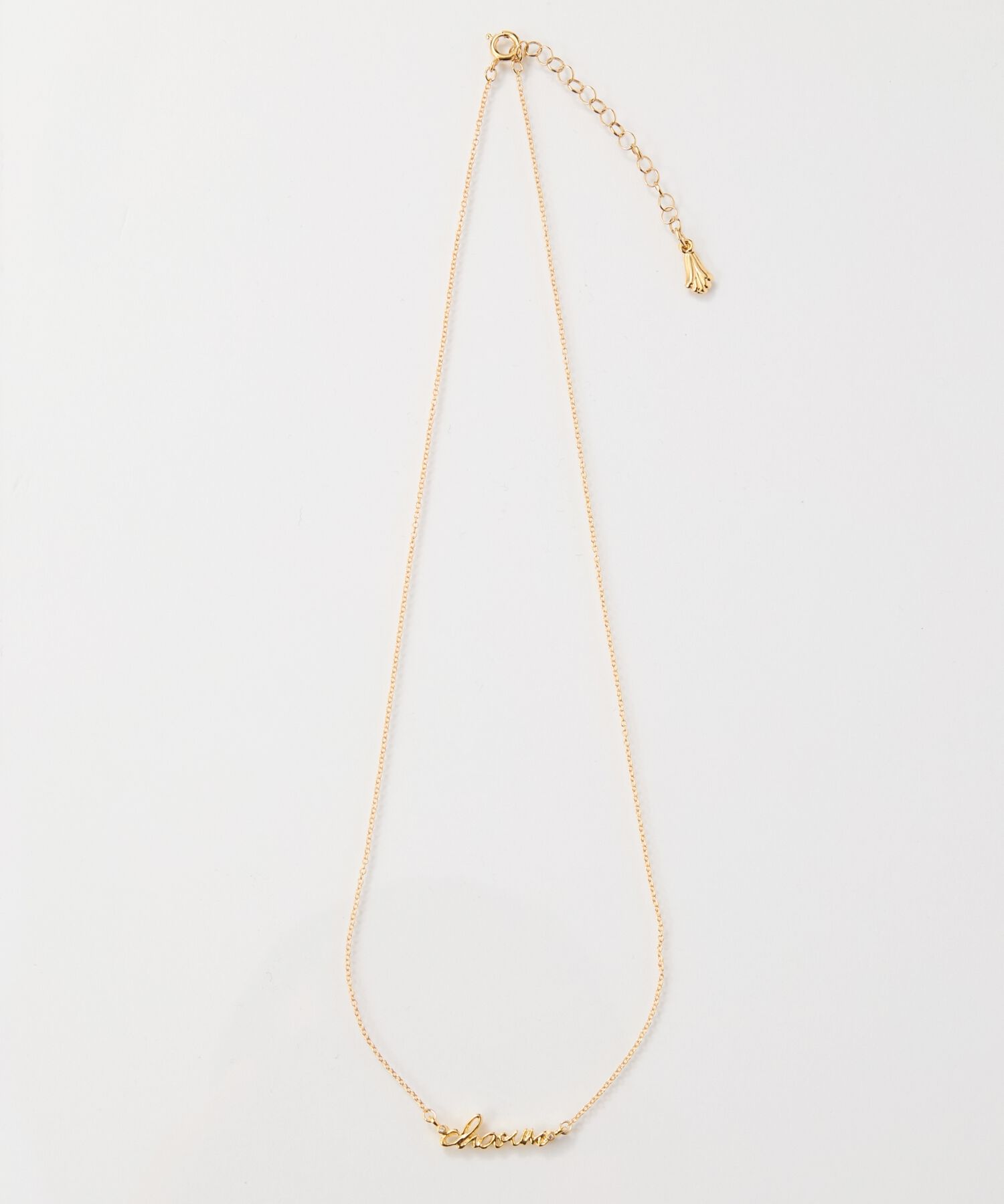 Phoebe「ラッキーレターネックレス(チャーム)」|ネックレス|