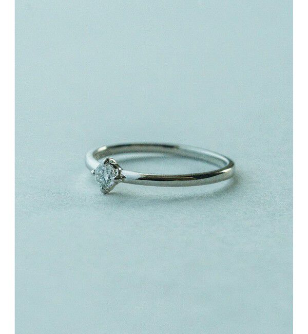 ete「PT900 ダイヤモンド 0.1ct リング「ブライト」」|リング|