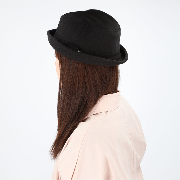 BACKYARD FAMILY「ポークパイ ハット 帽子 男女兼用 通販 ポークパイハット ソフト コットン 裏地付き ツバ狭」|ハット|