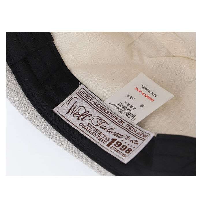 BACKYARD FAMILY「ポークパイ ハット 帽子 男女兼用 通販 ポークパイハット ソフト コットン 裏地付き ツバ狭」|ハット|