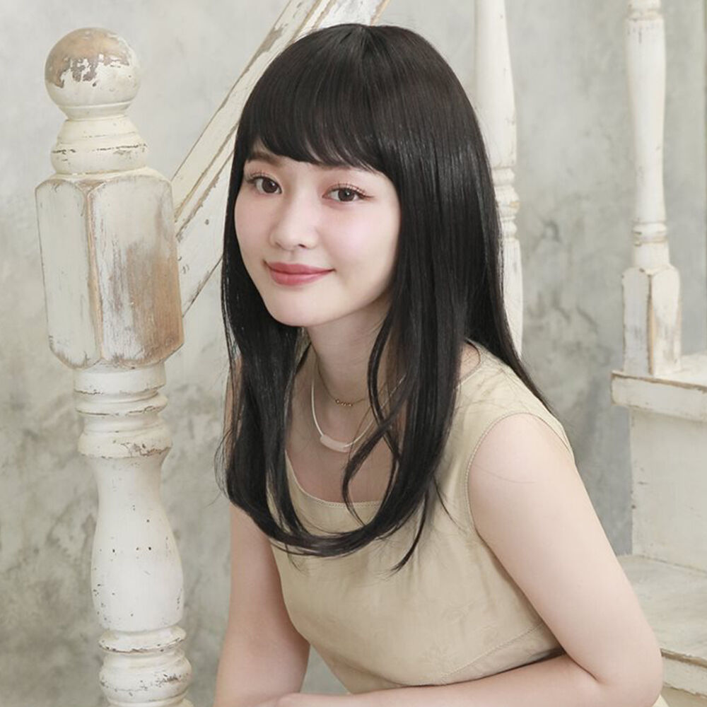 BACKYARD FAMILY「プリシラ prisila ウイッグ フルウィッグ A-708 ミディ 通販 オールウィッグ」|ヘアスタイリング|ブラック1