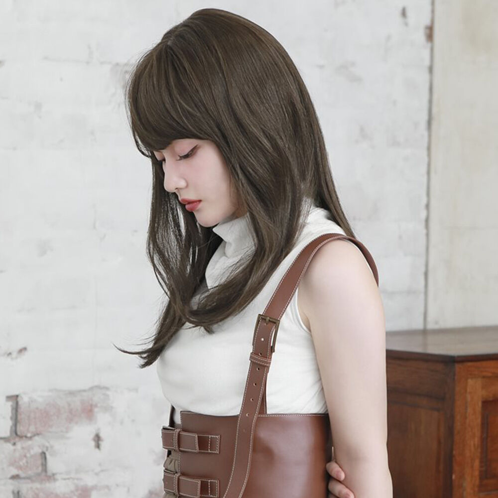 BACKYARD FAMILY「プリシラ prisila ウイッグ フルウィッグ A-708 ミディ 通販 オールウィッグ」|ヘアスタイリング|ブラウン1