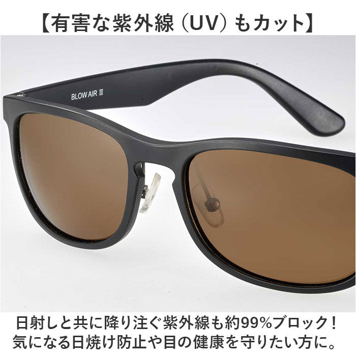 BACKYARD FAMILY「サングラス 偏光 ドライブ 通販 冒険王 ブローエアー3 偏光サングラス 偏光グラス」|サングラス|