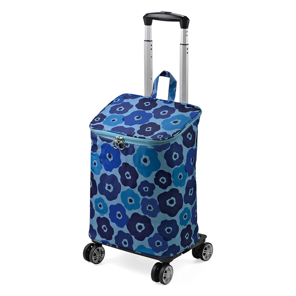 BACKYARD FAMILY「ショッピングカート 4輪 おしゃれ 通販 ショッピング キャリーバッグ ショッピングキャリー」|キャリーケース|ブルー1