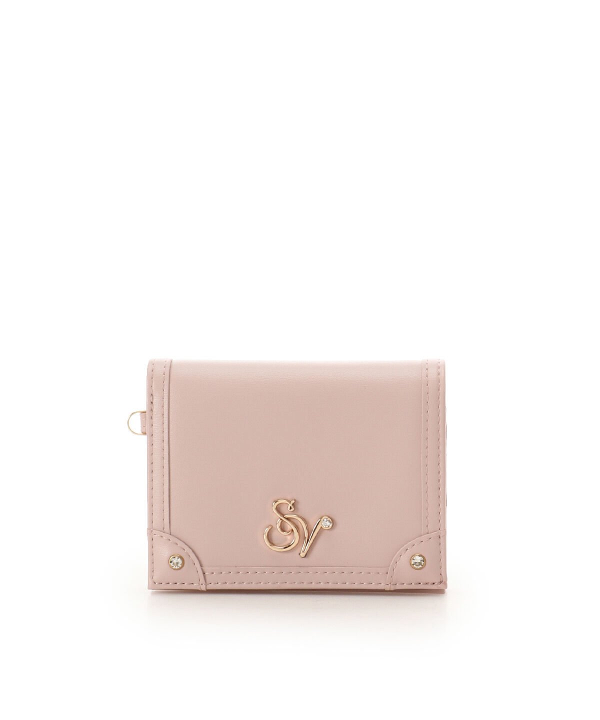 Samantha Vega「ロゴ金具折財布」|財布|ピンク