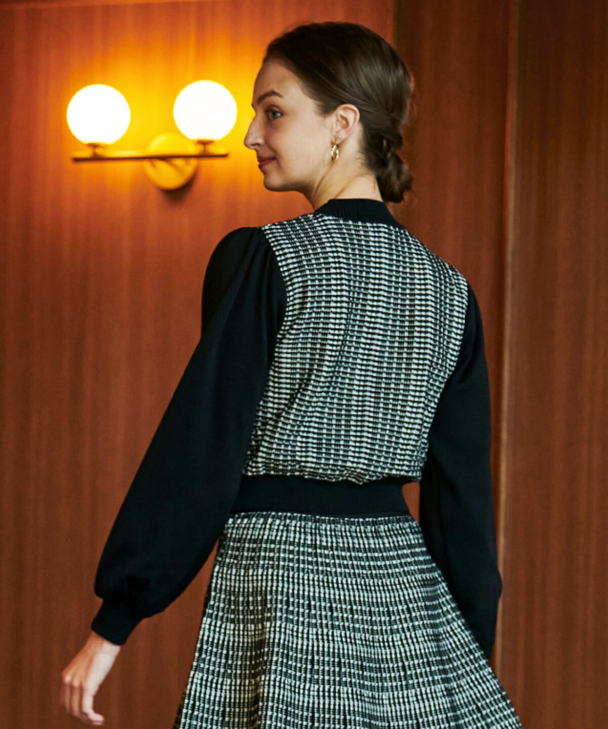 アンドクチュール「ジャガードニットプルオーバー」|ニット・セーター|