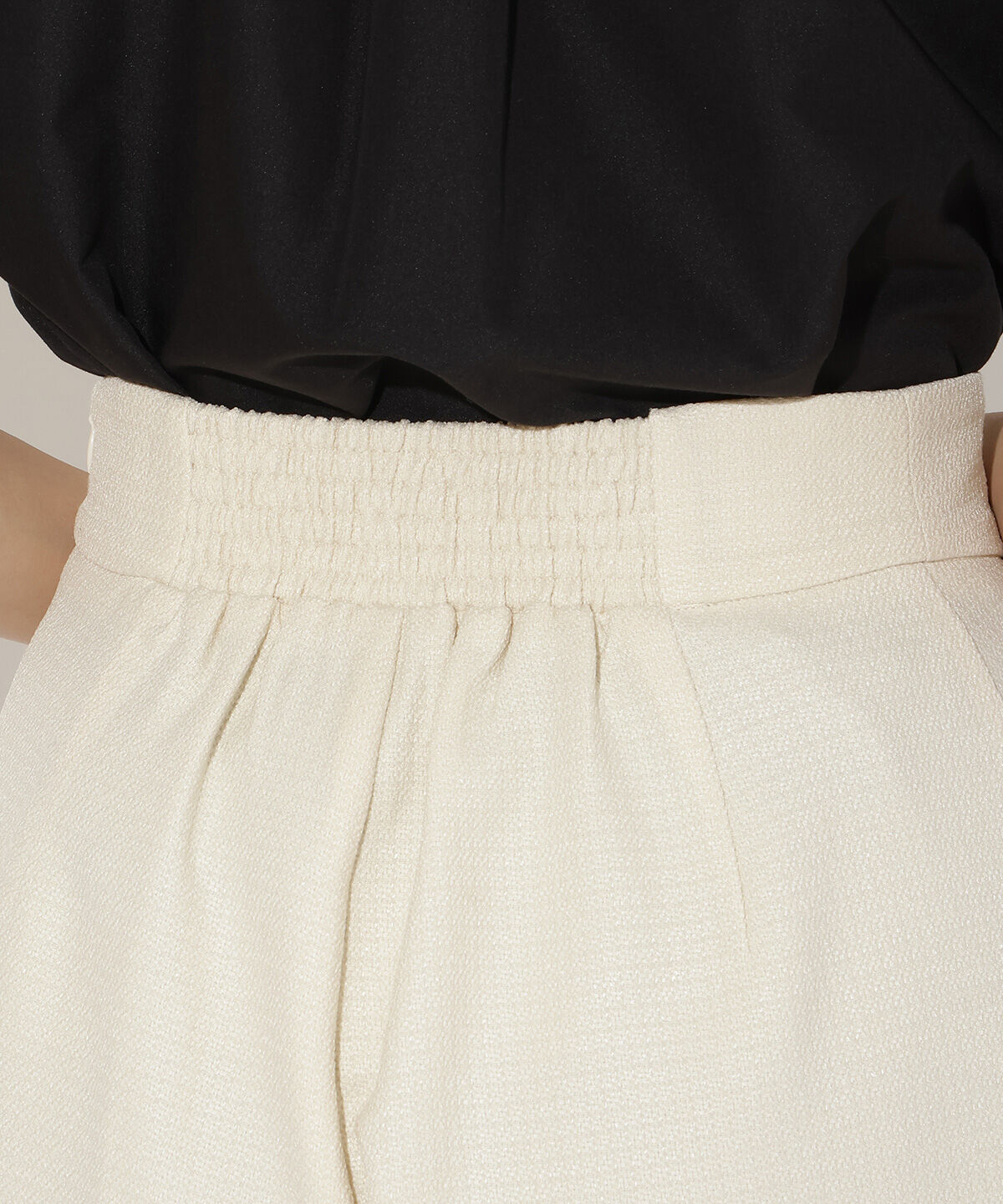 アンドクチュール「ブッチャーショートパンツ」|キュロット|