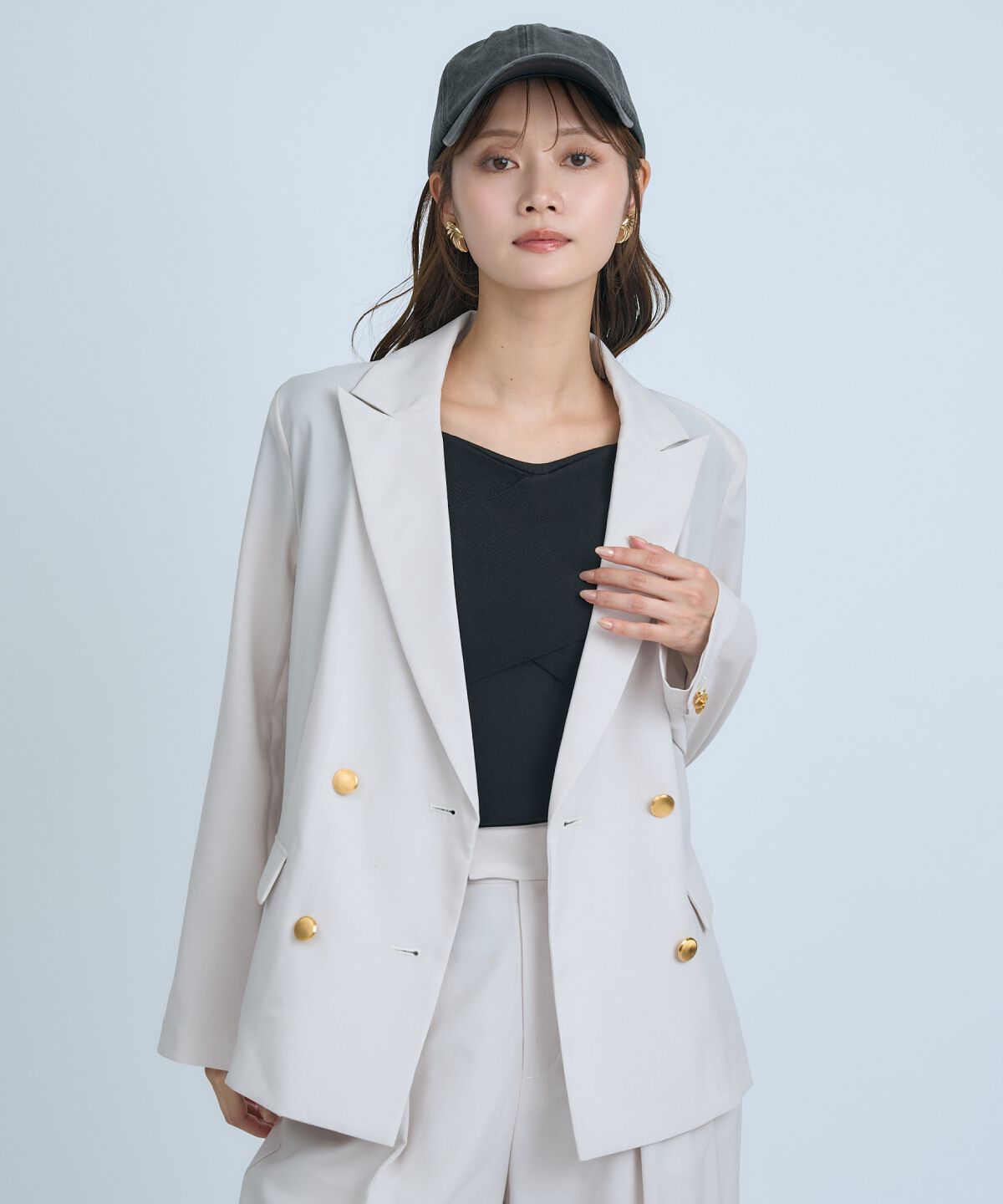 アンドクチュール「シアーテーラードジャケット」|テーラードジャケット|