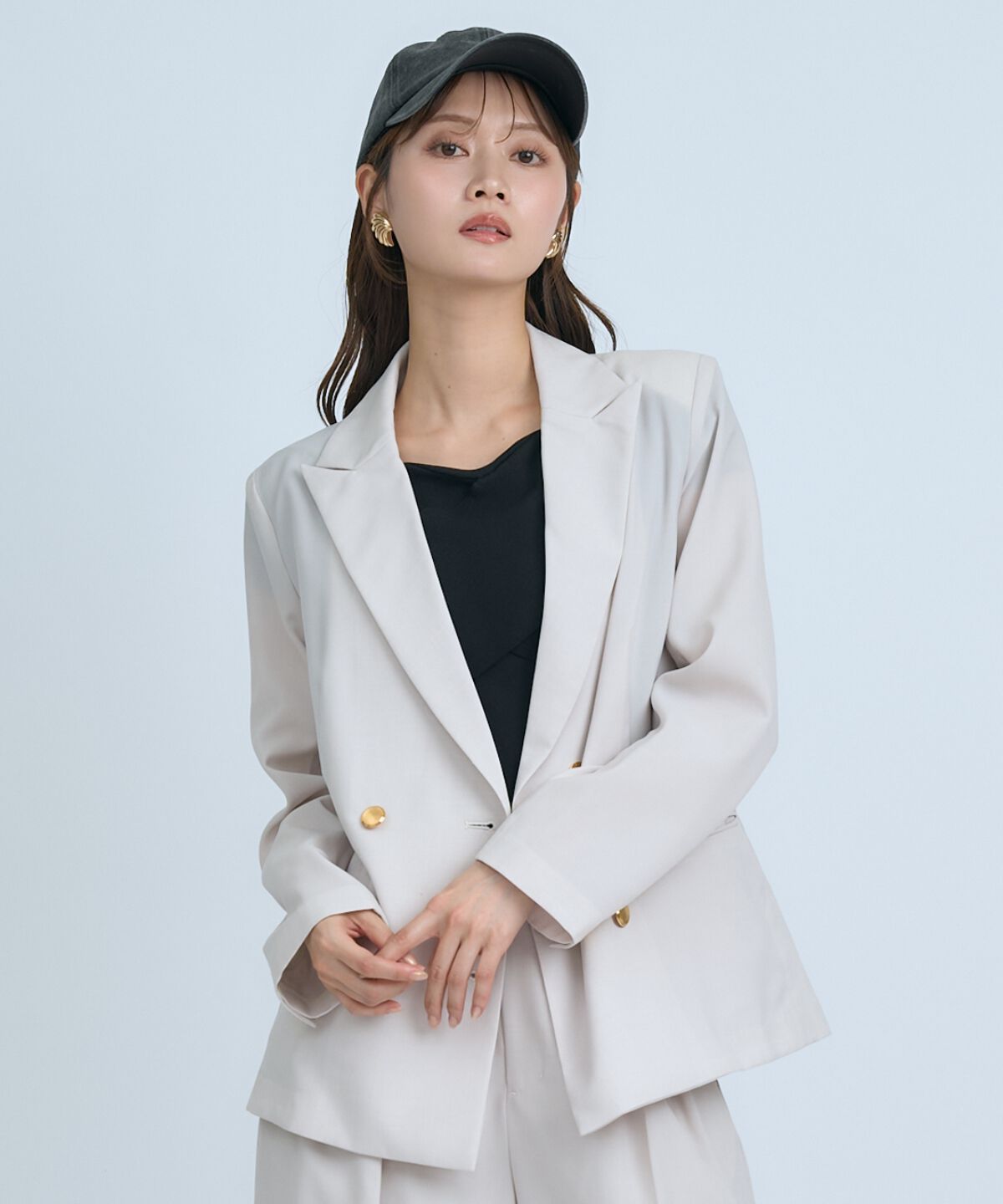 アンドクチュール「シアーテーラードジャケット」|テーラードジャケット|