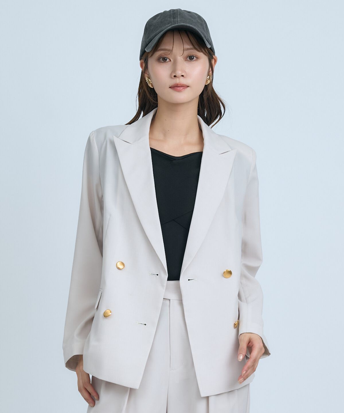 アンドクチュール「シアーテーラードジャケット」|テーラードジャケット|